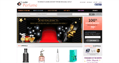 Desktop Screenshot of leaderperfume.com